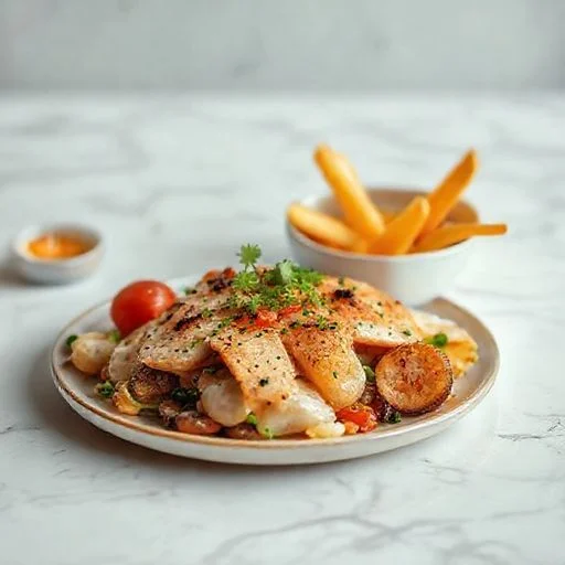 Pixel art fries in a retro container